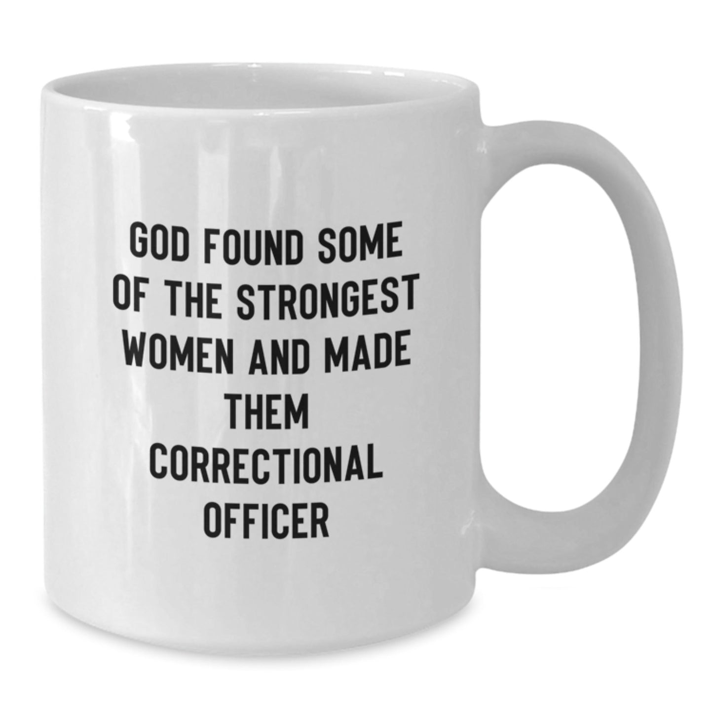 Funny Correctional Officer Gifts for Men, White Coffee Mug, Inspirational Quotes from God, Unique Christmas Unique Gifts from Women - The Buy Boom