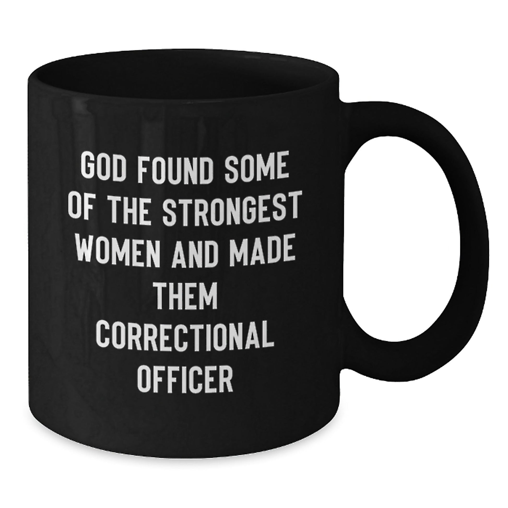 Funny Correctional Officer Gifts from Friends for Correctional Officers, Unique Black Coffee Mug, Inspirational Quote, Christmas Unique Gifts - The Buy Boom
