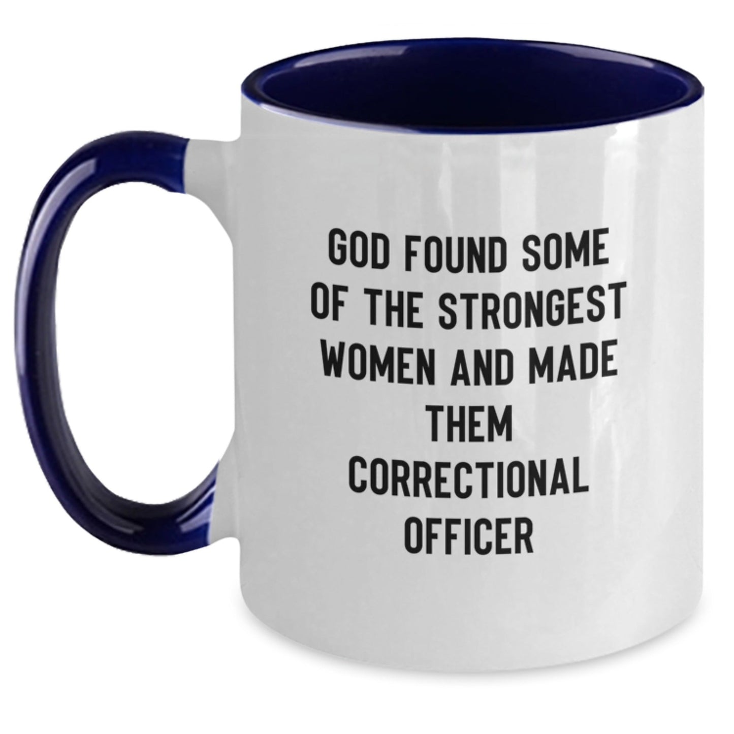Funny Correctional Officer Gifts from Men to Women Correctional Officer - Two Tone Coffee Mug Christmas Unique - The Buy Boom