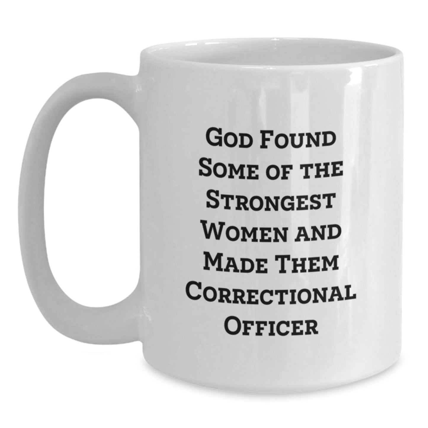 Funny Correctional Officer Gifts from Women, Inspirational Quote Mug for Correctional Officer, White Ceramic 15oz Coffee Mug for Men Coworkers - The Buy Boom