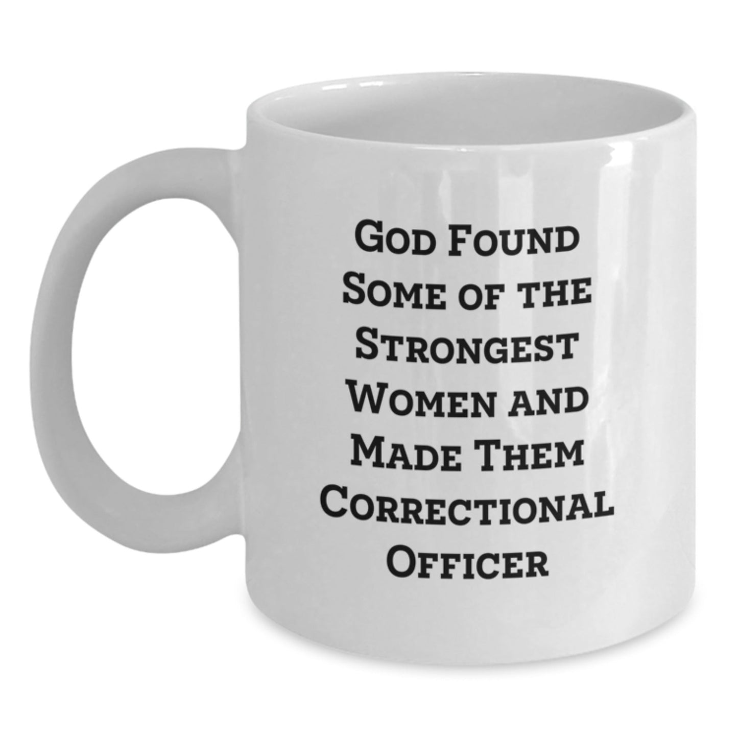 Funny Correctional Officer Gifts from Women, Inspirational Quote Mug for Correctional Officer, White Ceramic 15oz Coffee Mug for Men Coworkers - The Buy Boom