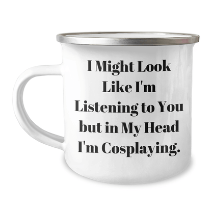 Funny Cosplaying Gifts for Men or Women - Inspirational Quote Camping Mug, Perfect Graduation Unique Gifts from Family to Friends, Encouraging Cosplayers - The Buy Boom