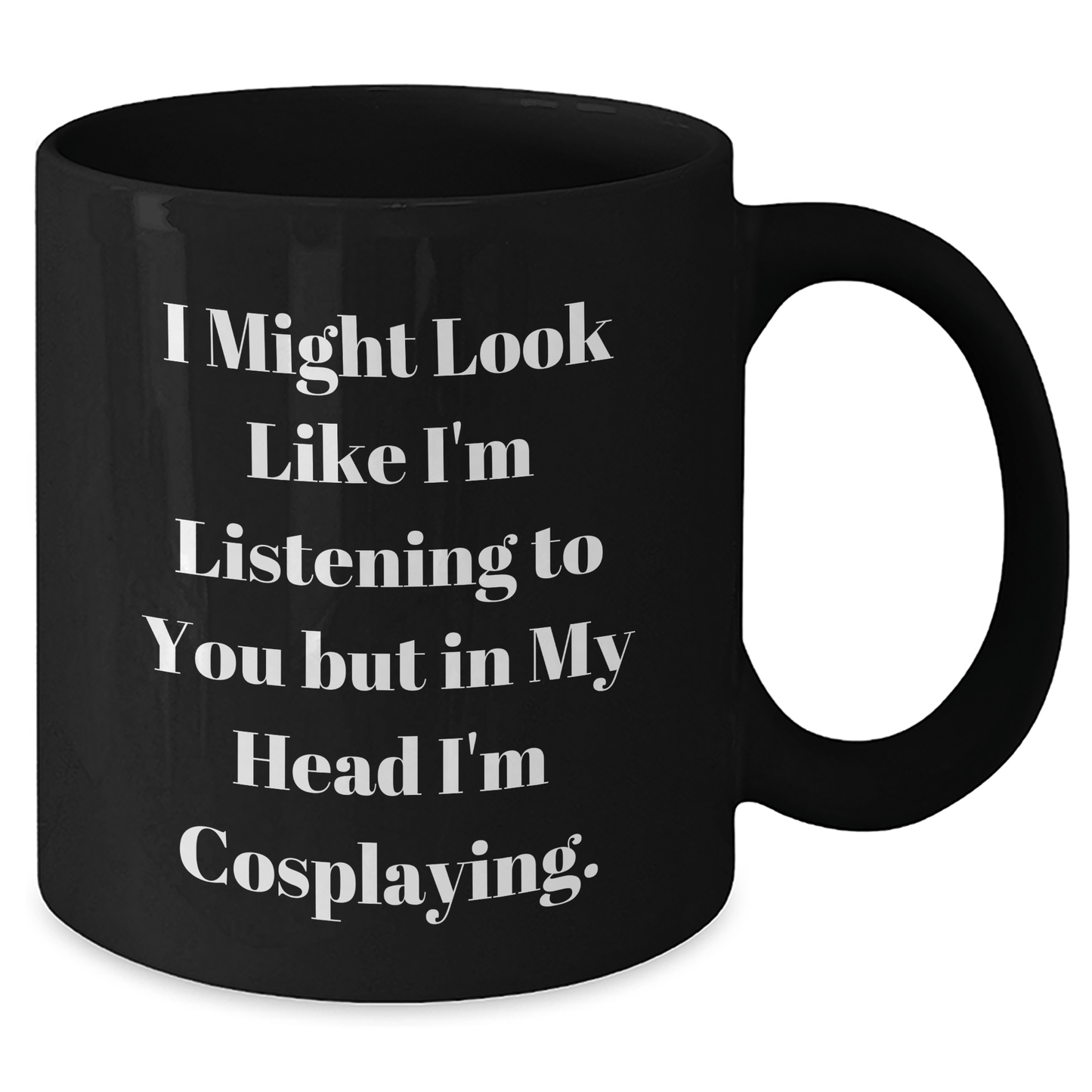 Funny Cosplaying Gifts from Friends for Cosplayers, Black Coffee Mug for Graduation Unique Gifts - The Buy Boom