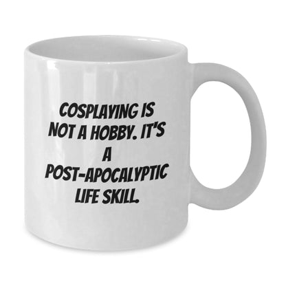 Funny Cosplaying Gifts from Friends to Cosplayers, White Coffee Mug for Graduation Unique Gifts - The Buy Boom
