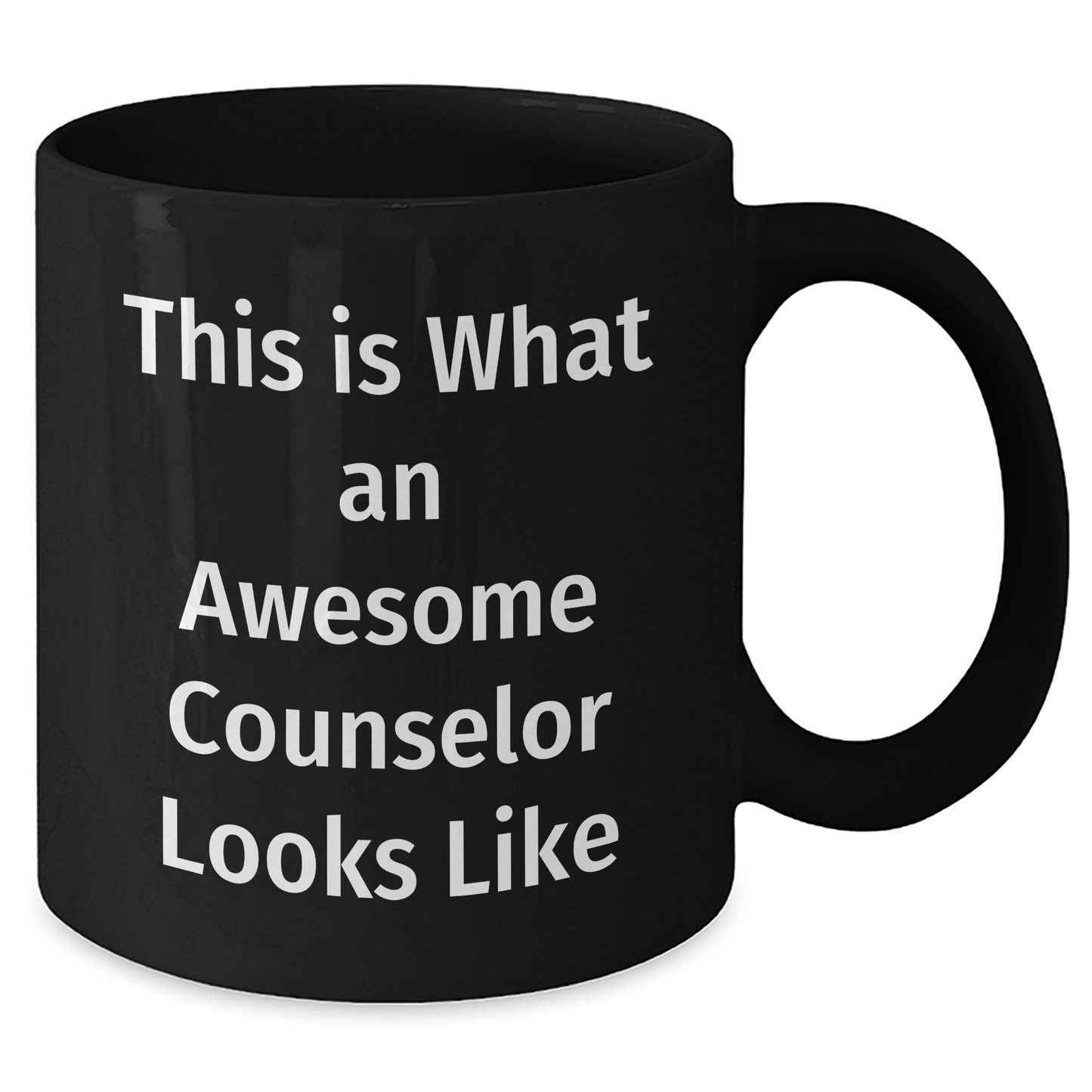Funny Counselor Gifts - Black Coffee Mug - 'This Is What An Awesome Counselor Looks Like' - Gifts from Men to Counselor Friends - Perfect for Father's Day Unique Gifts - The Buy Boom
