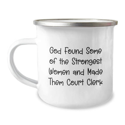 Funny Court Clerk Christmas Unique Gifts from Family for Court Clerks Camping Mug - The Buy Boom