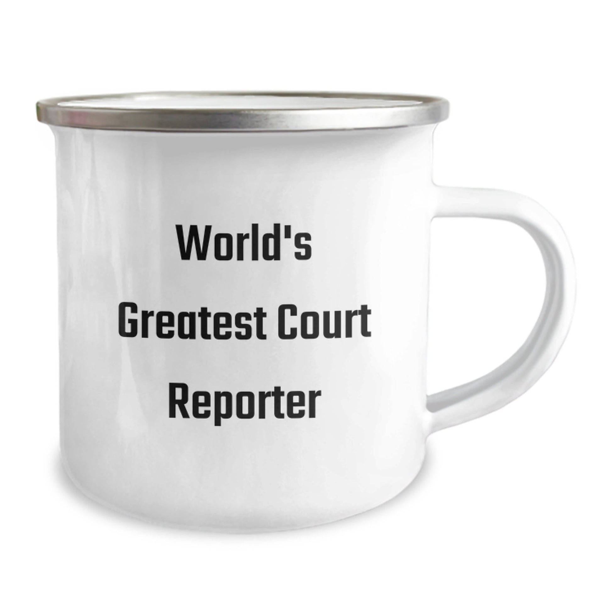 Funny Court Reporter Gifts for Him or Her, World's Greatest Court Reporter Quote on Camping Mug, Birthday Unique Gifts from Friends, Coworkers, or Family - The Buy Boom