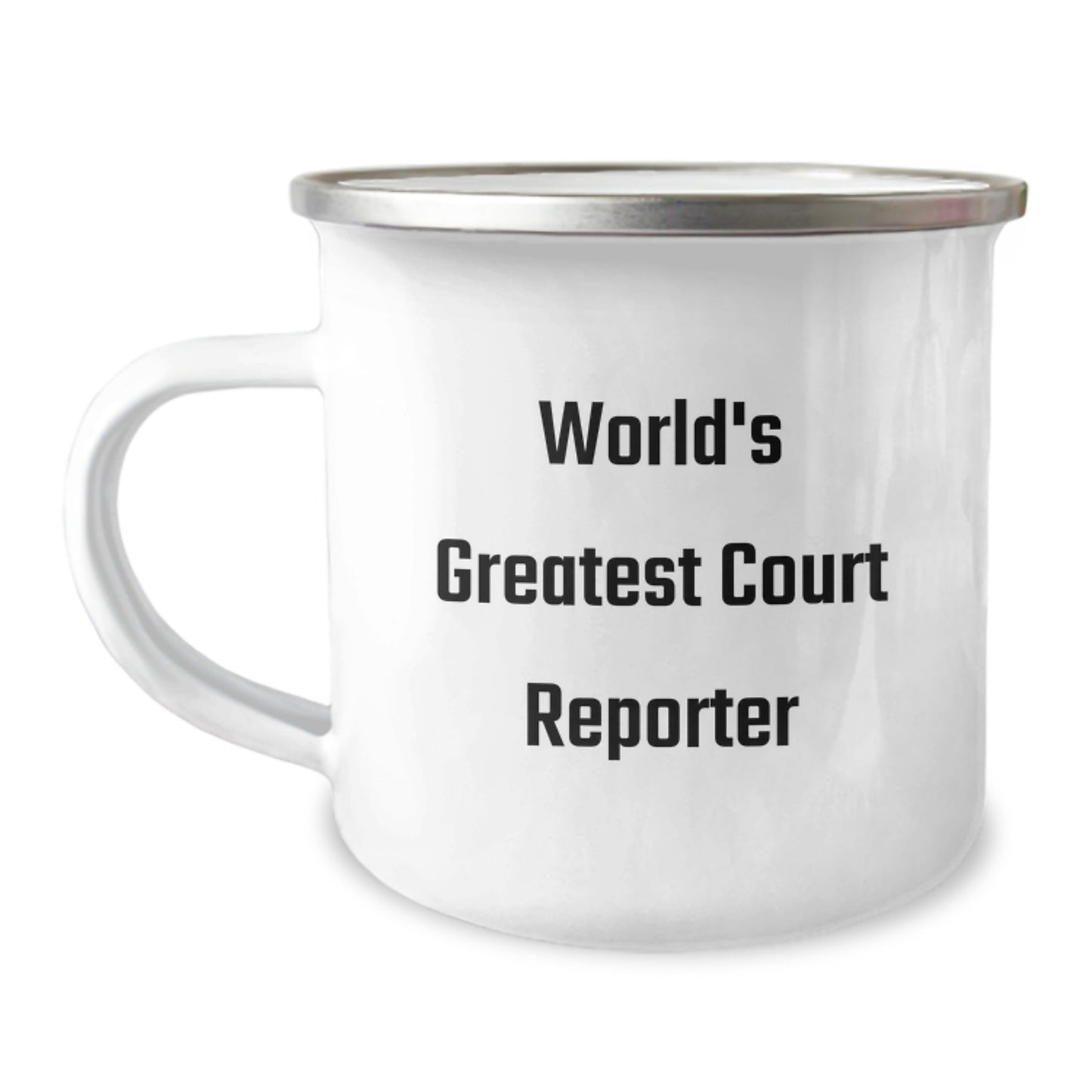 Funny Court Reporter Gifts for Him or Her, World's Greatest Court Reporter Quote on Camping Mug, Birthday Unique Gifts from Friends, Coworkers, or Family - The Buy Boom