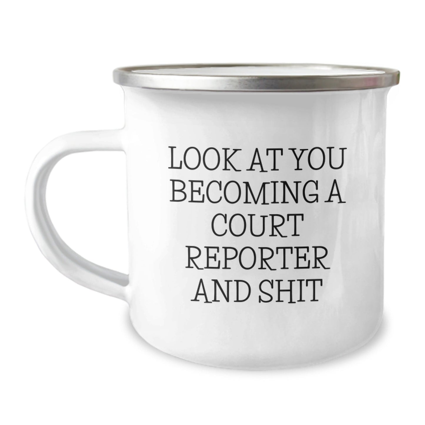 Funny Court Reporter Gifts for Men - Court Reporter Camping Mug, Unique Christmas Unique Gifts from Friends, Court Reporter Humor - The Buy Boom