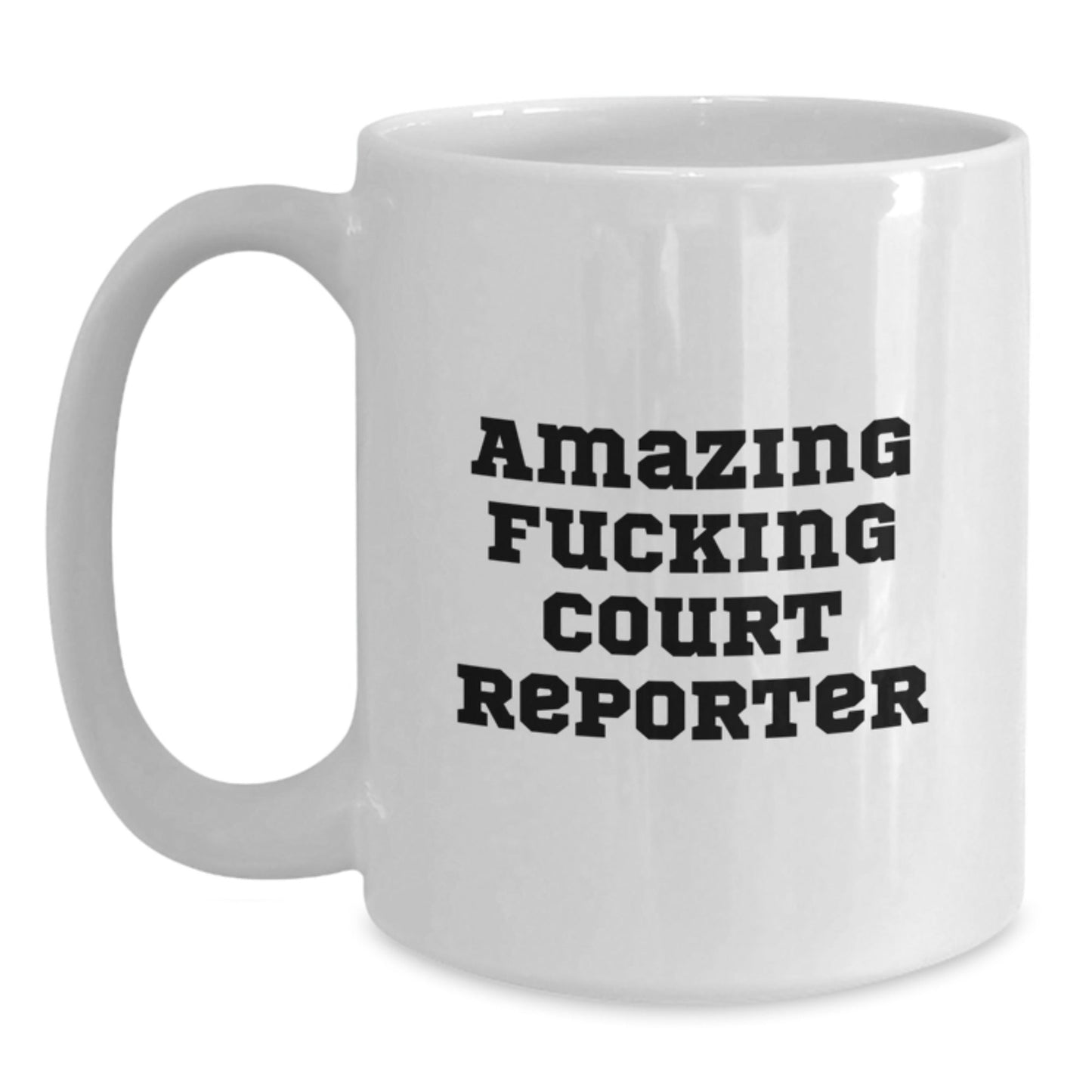 Funny Court Reporter Gifts from Family, Unique White Coffee Mug for Court Reporters, Christmas Unique Gifts - The Buy Boom