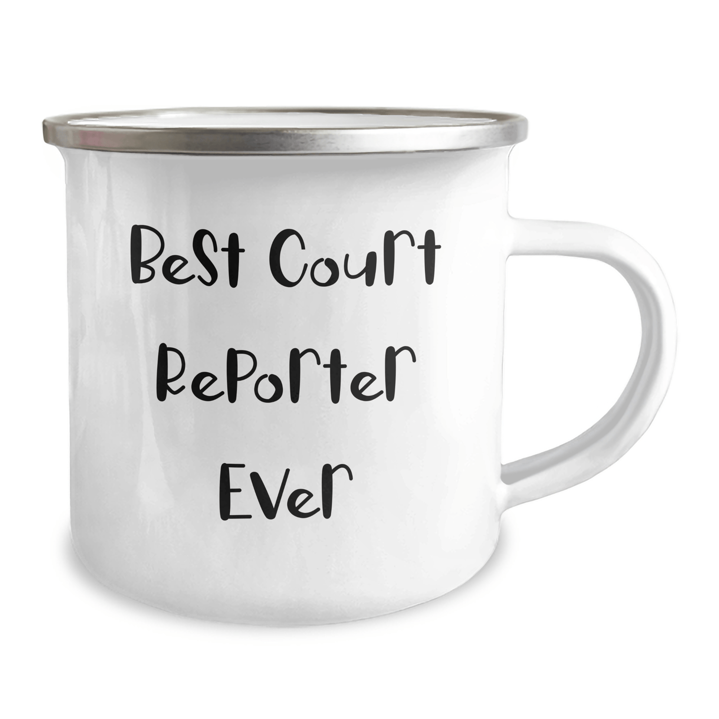 Funny Court Reporter Gifts from Men to Best Court Reporter Ever - Camping Mug for Father's Day - The Buy Boom