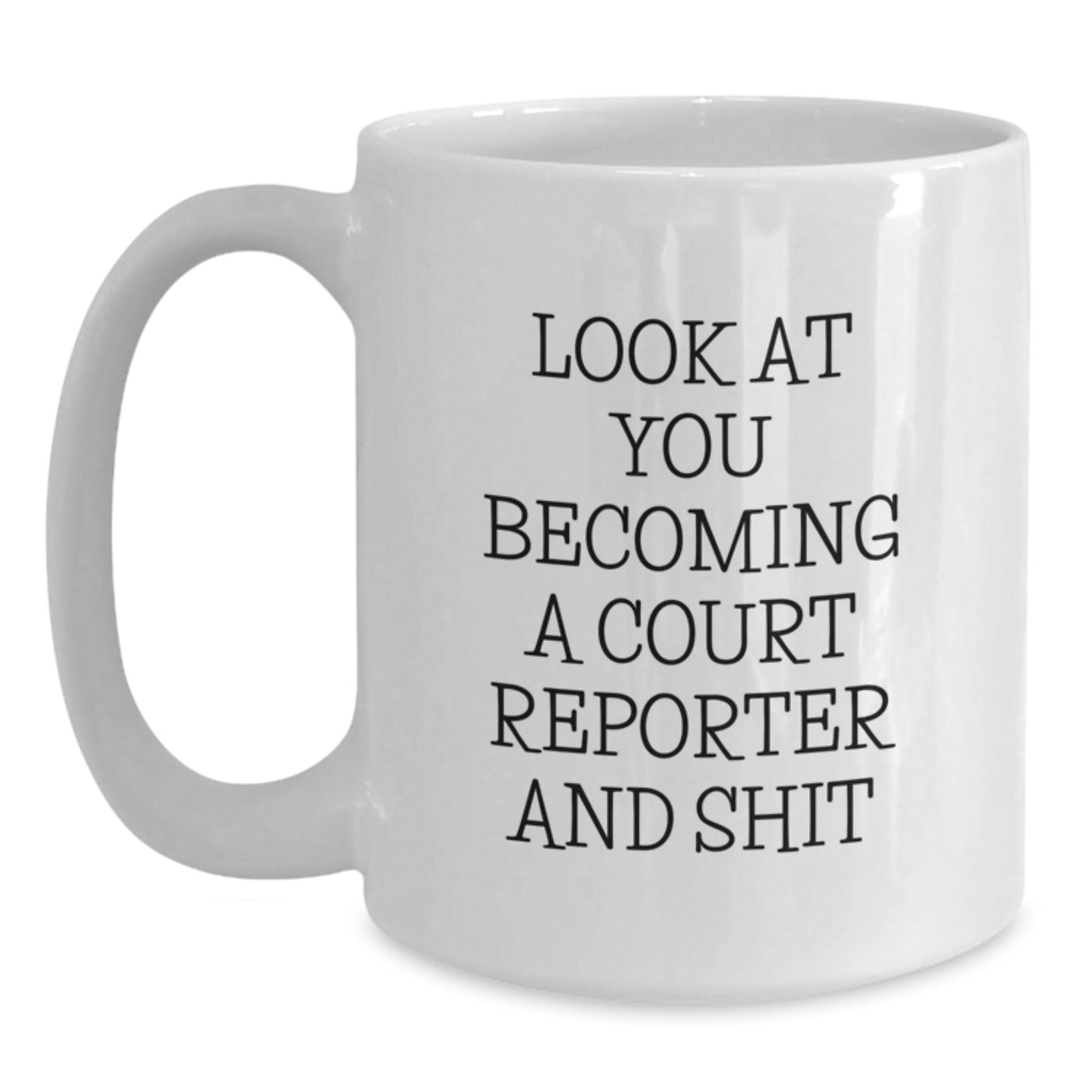 Funny Court Reporter White Coffee Mug Gifts from Friends to Court Reporter on Christmas - The Buy Boom