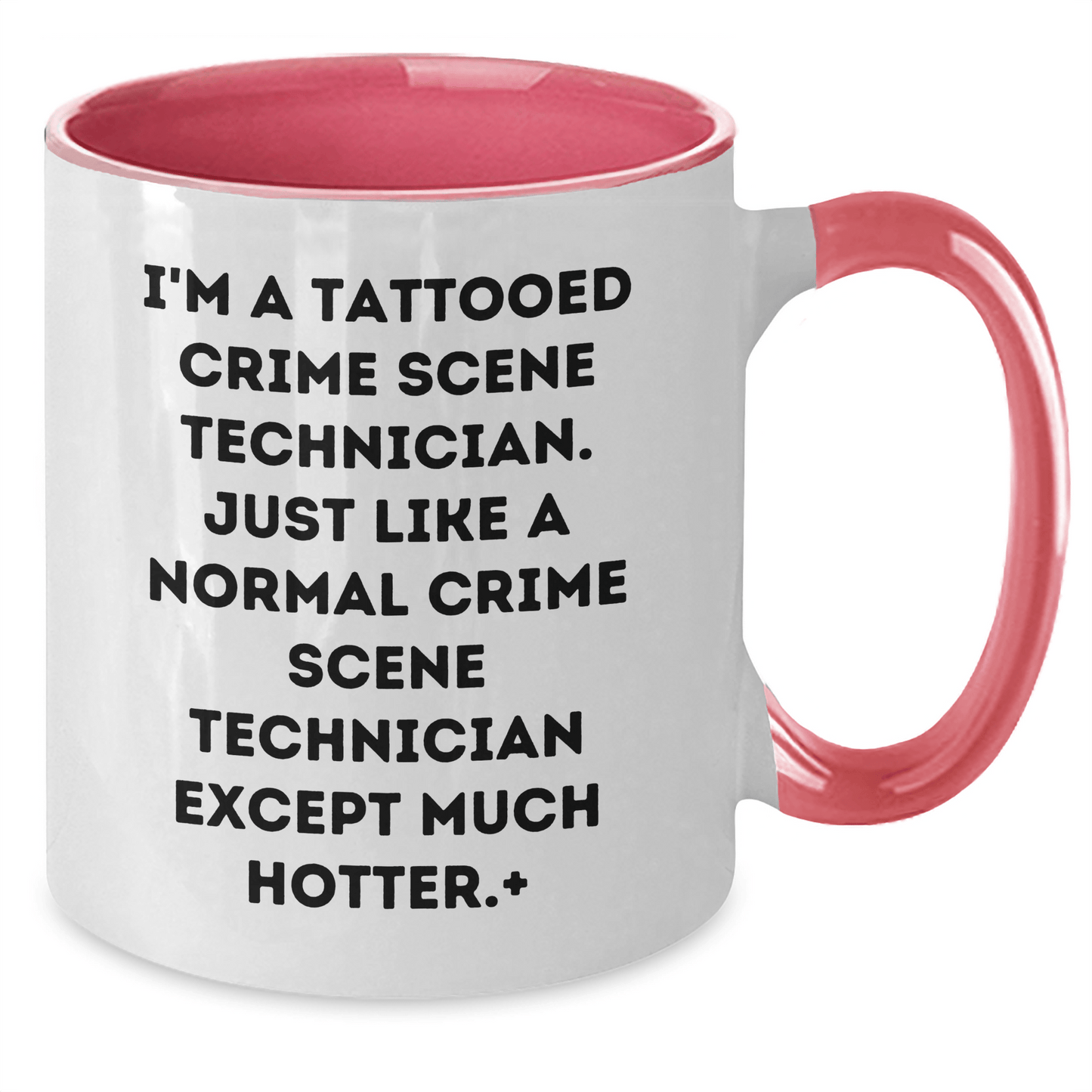 Funny Crime Scene Technician Gifts for Men, I'm A Tattooed Crime Scene Technician, Two Tone Coffee Mug, Graduation Unique Gifts from Friends - The Buy Boom
