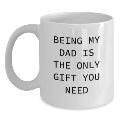Funny Dad Quotes Gifts for Men, Unique White Coffee Mug for Dad, Gifts from Family for Birthday Christmas Unique Gifts - The Buy Boom