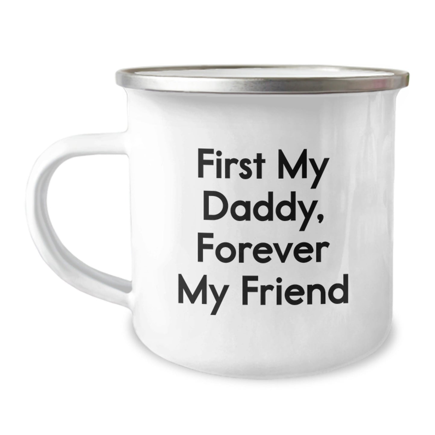 Funny Daddy Camping Mug, Gifts from Men, Christmas Unique Gifts, First 'My Daddy, Forever My Friend' Quote for Dad - The Buy Boom
