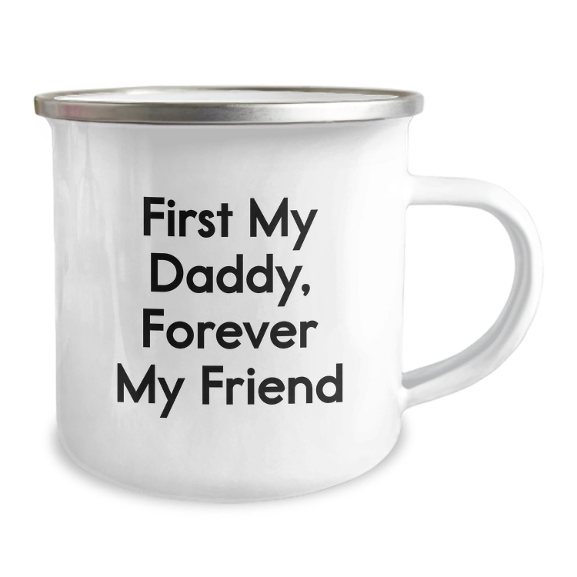 Funny Daddy Camping Mug, Gifts from Men, Christmas Unique Gifts, First 'My Daddy, Forever My Friend' Quote for Dad - The Buy Boom