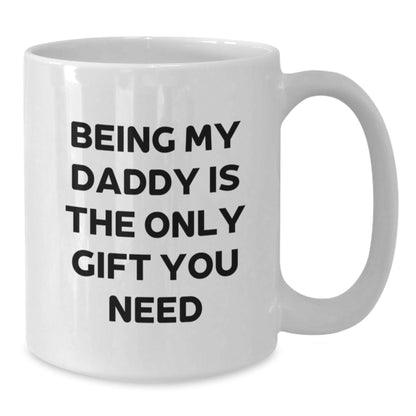 Funny Daddy White Coffee Mugs Gifts from Men Women Friends for Daddy Unique Christmas Memorable Presents - The Buy Boom