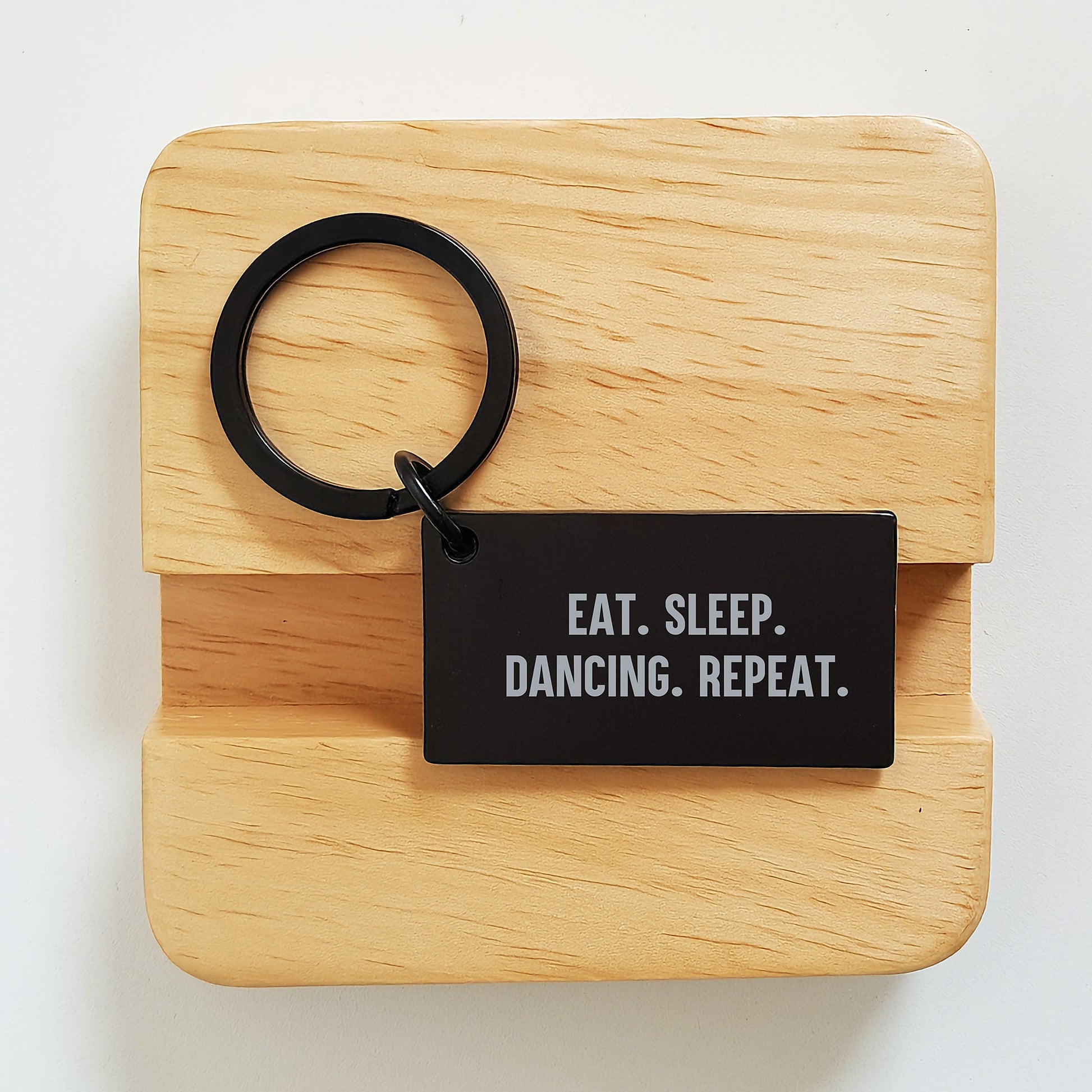 Funny Dancing Keychain Gifts from Friends - Eat. Sleep. Dancing. Repeat. for Graduation - The Buy Boom