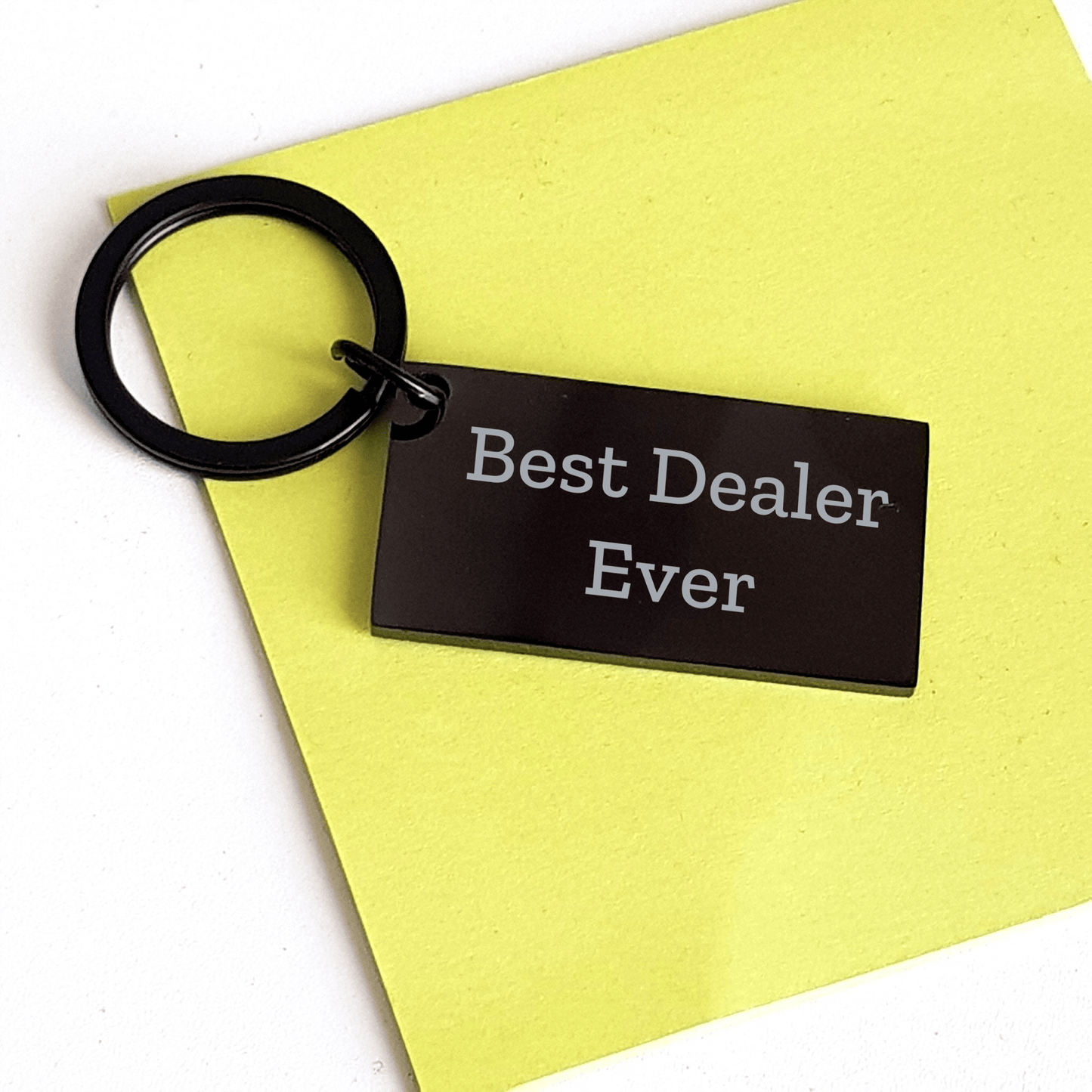 Funny Dealer Gifts, Best Dealer Ever Keychain, Father's Day Unique Gifts from Men, Gifts for Dealers - The Buy Boom