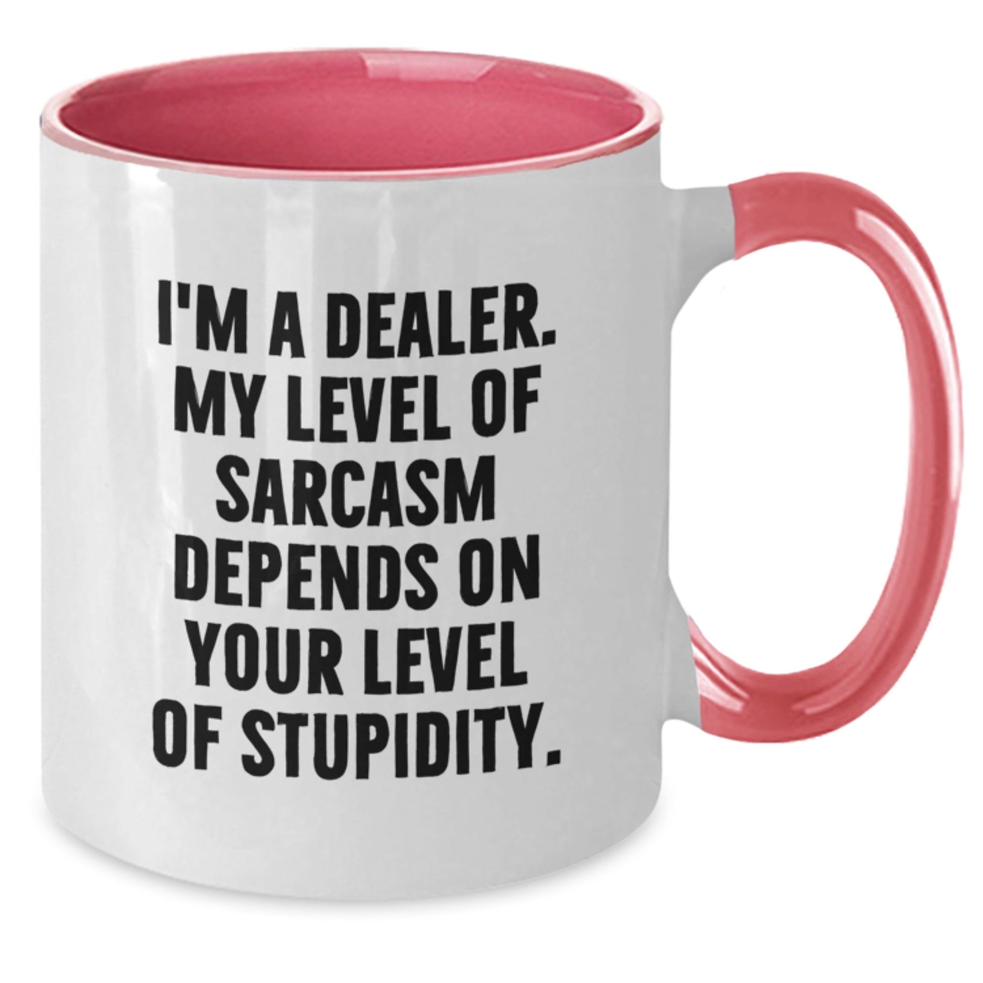 Funny Dealer Gifts from Friends to Men at Christmas Unique Gifts for Dealers Two Tone Coffee Mugs - The Buy Boom
