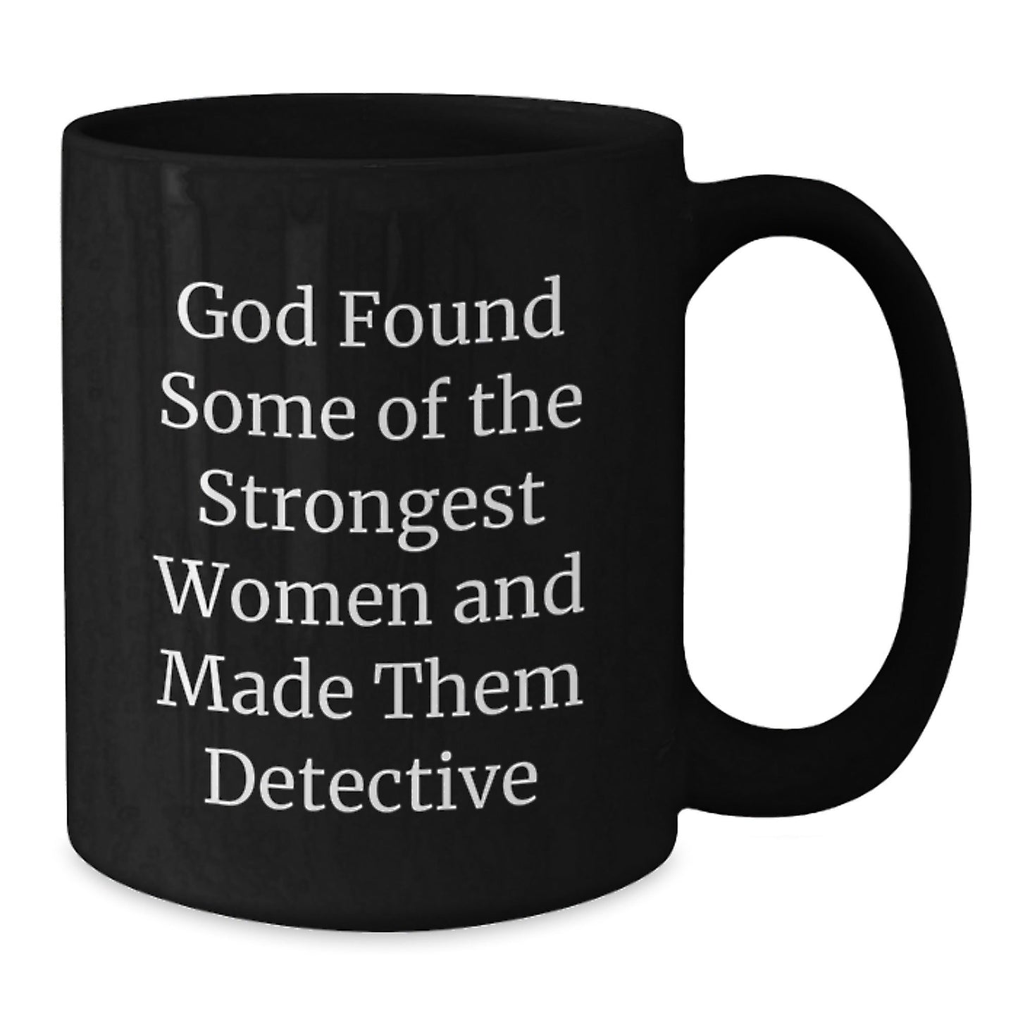 Funny Detective Gifts from Men, Women, Friends, or Family - Unique Christmas Unique Gifts for Detective, Coffee Lovers, or Anyone - Black Coffee Mug - The Buy Boom
