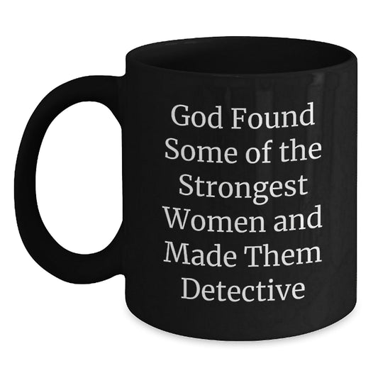 Funny Detective Gifts from Men, Women, Friends, or Family - Unique Christmas Unique Gifts for Detective, Coffee Lovers, or Anyone - Black Coffee Mug - The Buy Boom