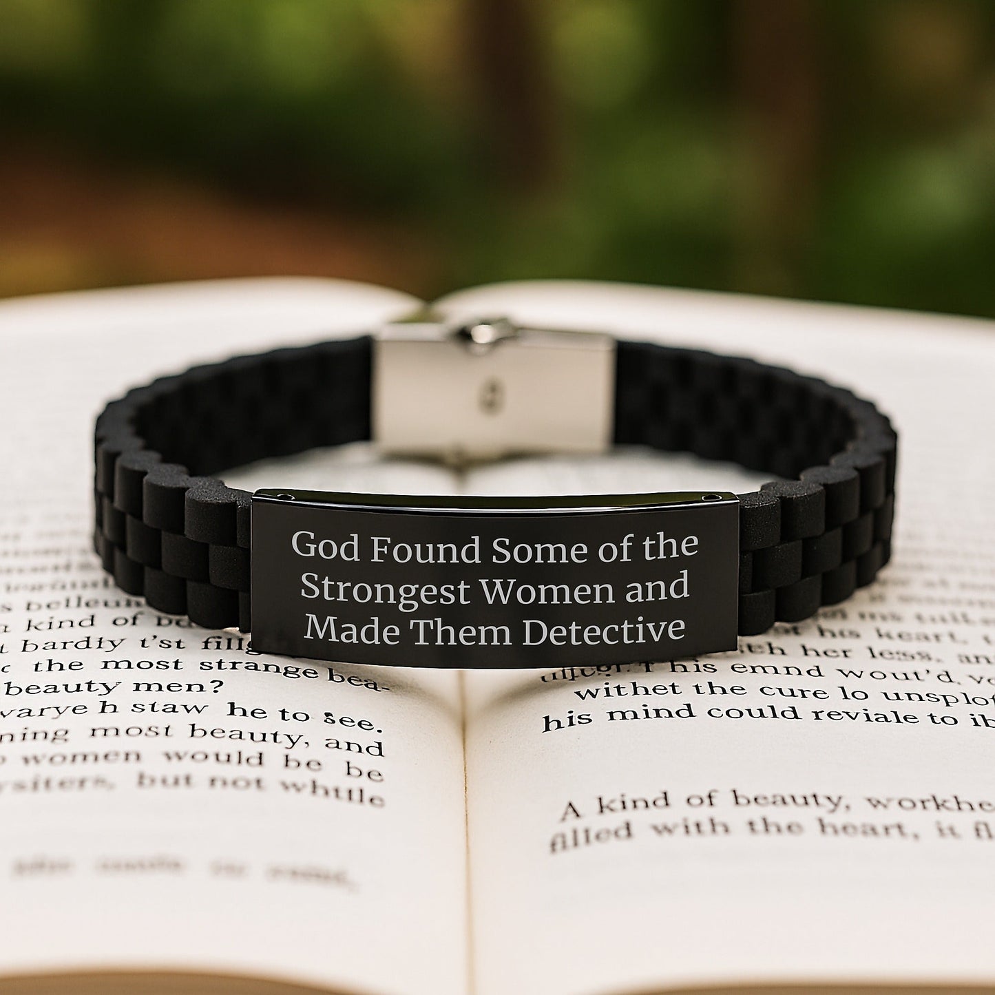 Funny Detective Quote Glide lock Clasp Bracelet Gifts from Men for Women Friends Coworkers Family on Christmas Unique Occasions - The Buy Boom