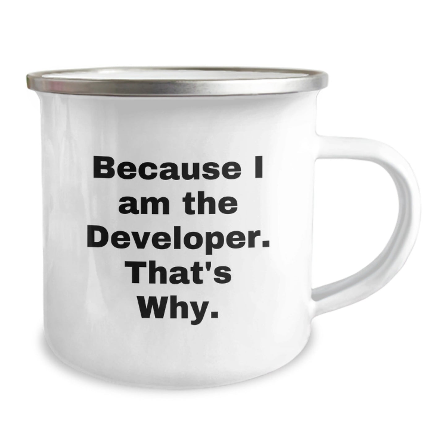 Funny Developer Gifts for Men - Because I Am The Developer. That's Why. Christmas Unique Mugs for Developers, Funny Coffee Mugs for Coworkers, Funny Christmas Unique Gifts for Family - The Buy Boom