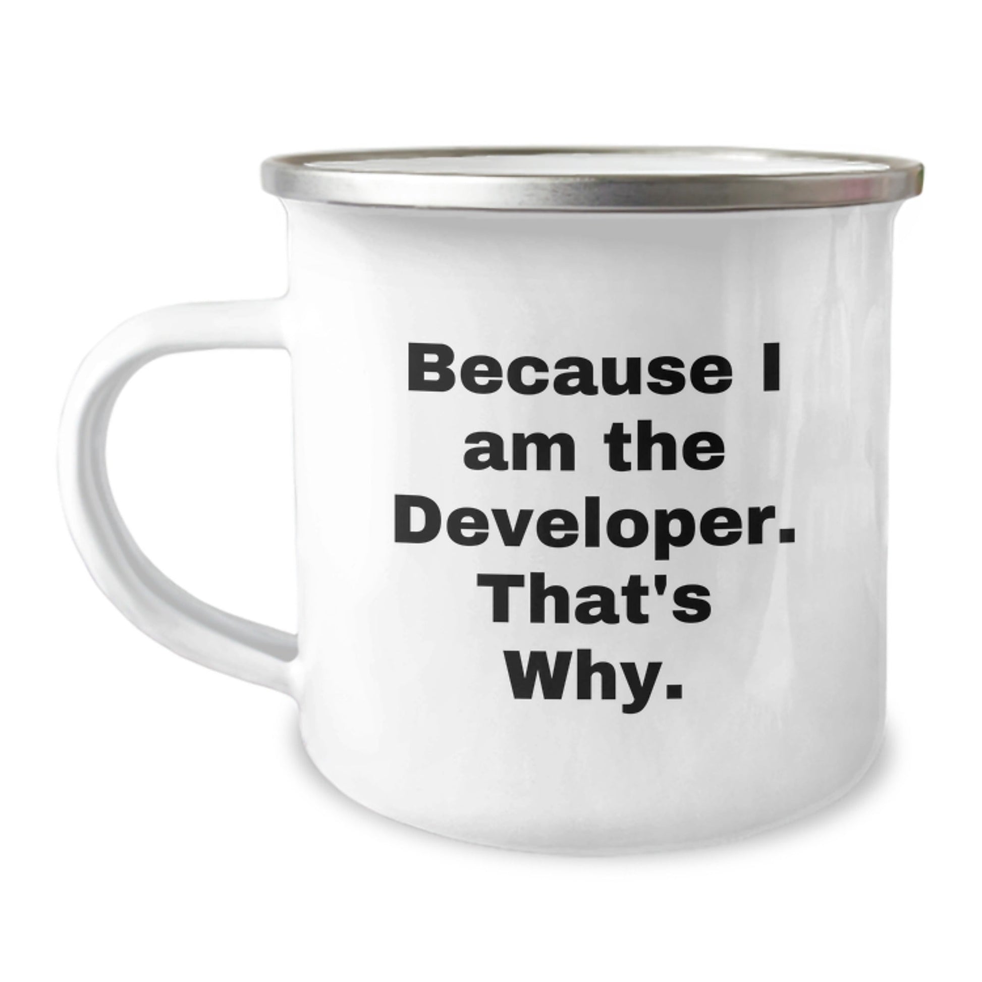 Funny Developer Gifts for Men - Because I Am The Developer. That's Why. Christmas Unique Mugs for Developers, Funny Coffee Mugs for Coworkers, Funny Christmas Unique Gifts for Family - The Buy Boom