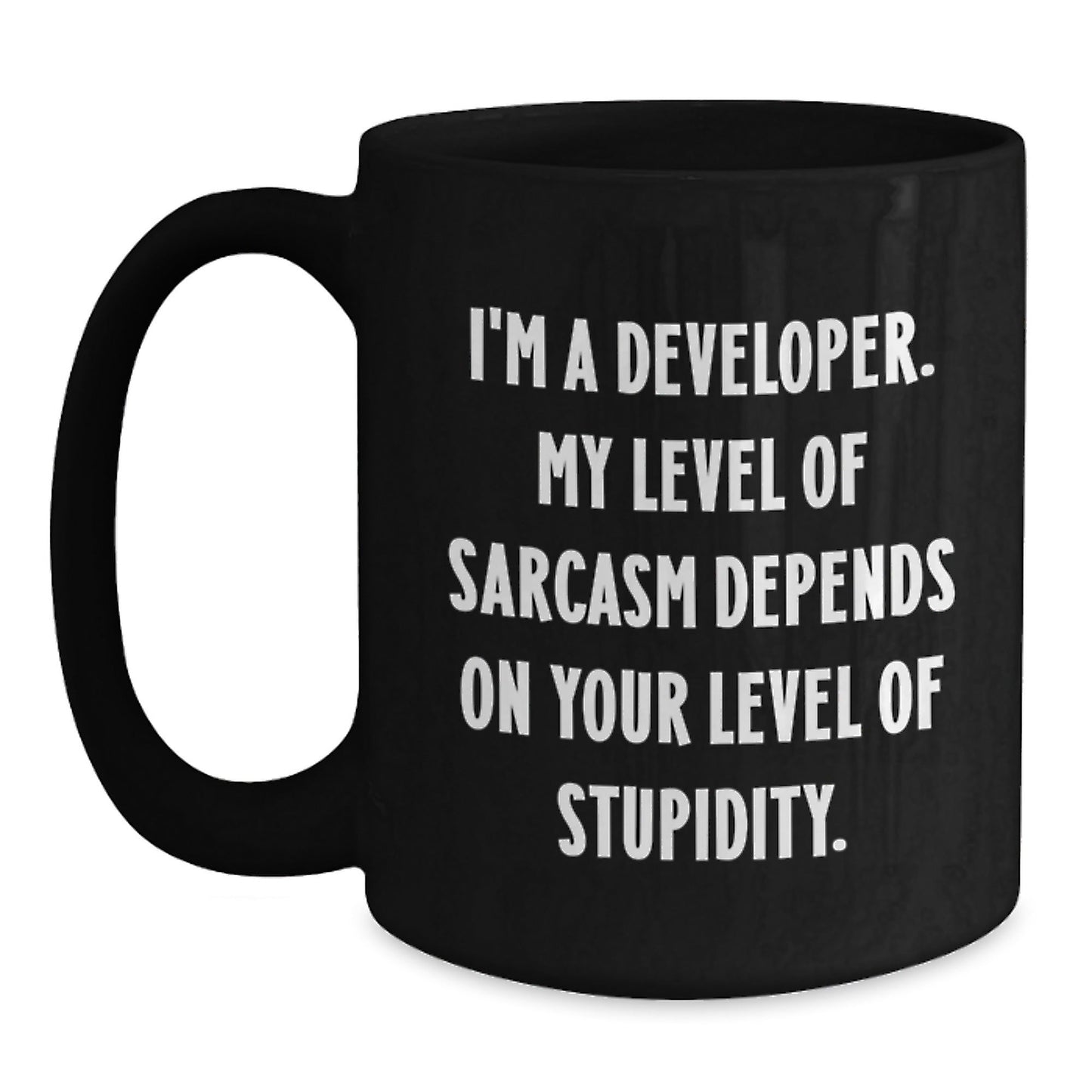 Funny Developer Gifts from Friends, Black Coffee Mug for Men, Unique Christmas Unique Gifts for Developer - The Buy Boom