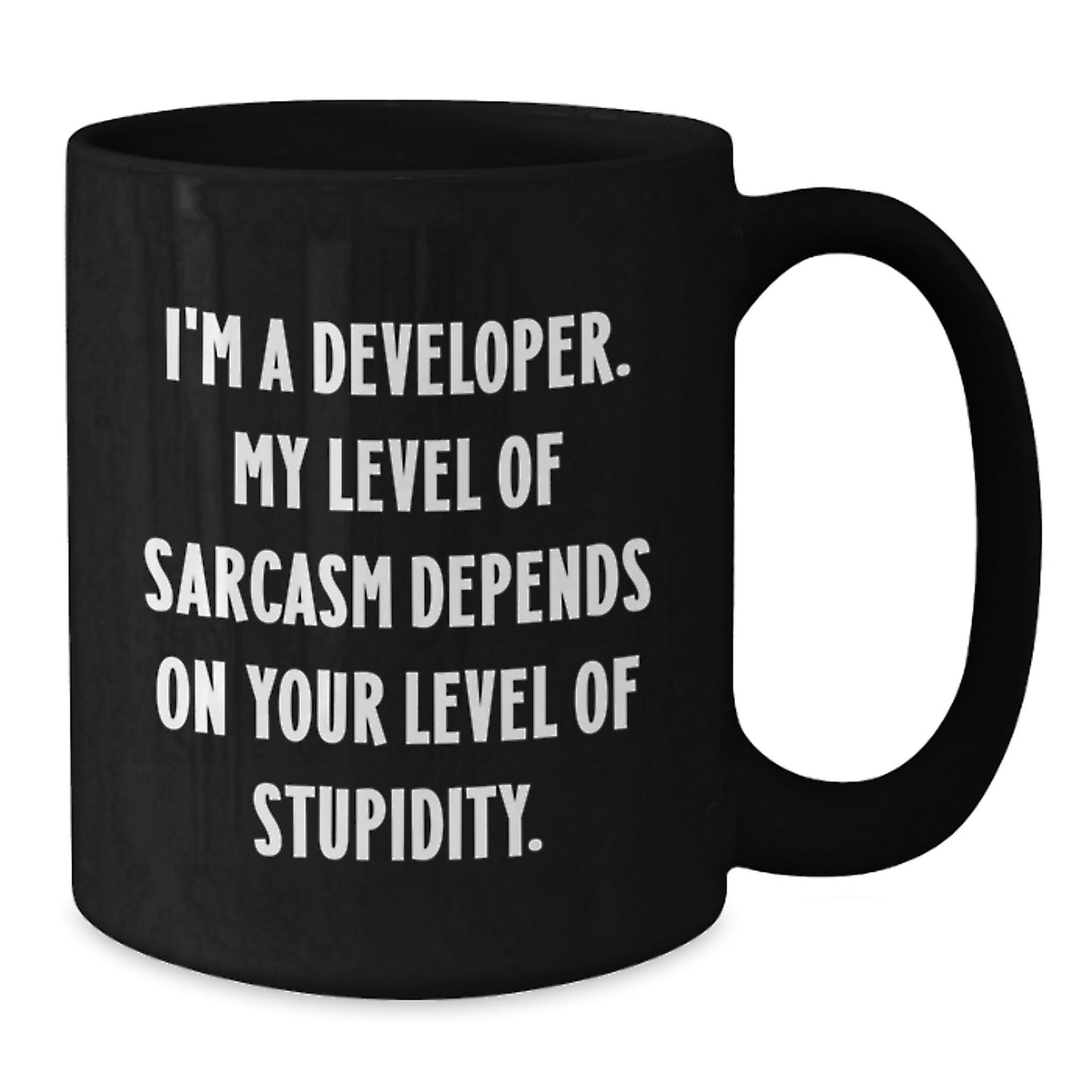 Funny Developer Gifts from Friends, Black Coffee Mug for Men, Unique Christmas Unique Gifts for Developer - The Buy Boom