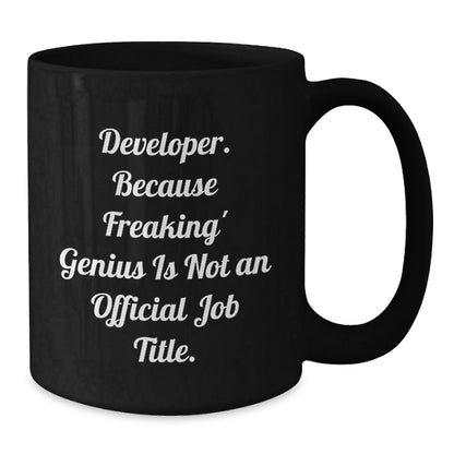 Funny Developer Quotes Black Coffee Mugs Gifts from Friends for Christmas - The Buy Boom