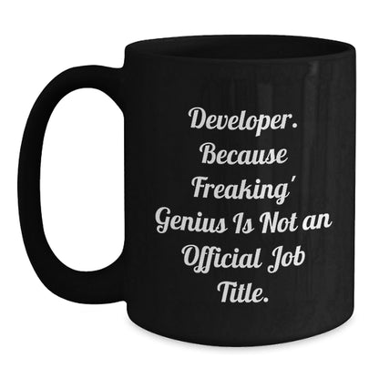 Funny Developer Quotes Black Coffee Mugs Gifts from Friends for Christmas - The Buy Boom