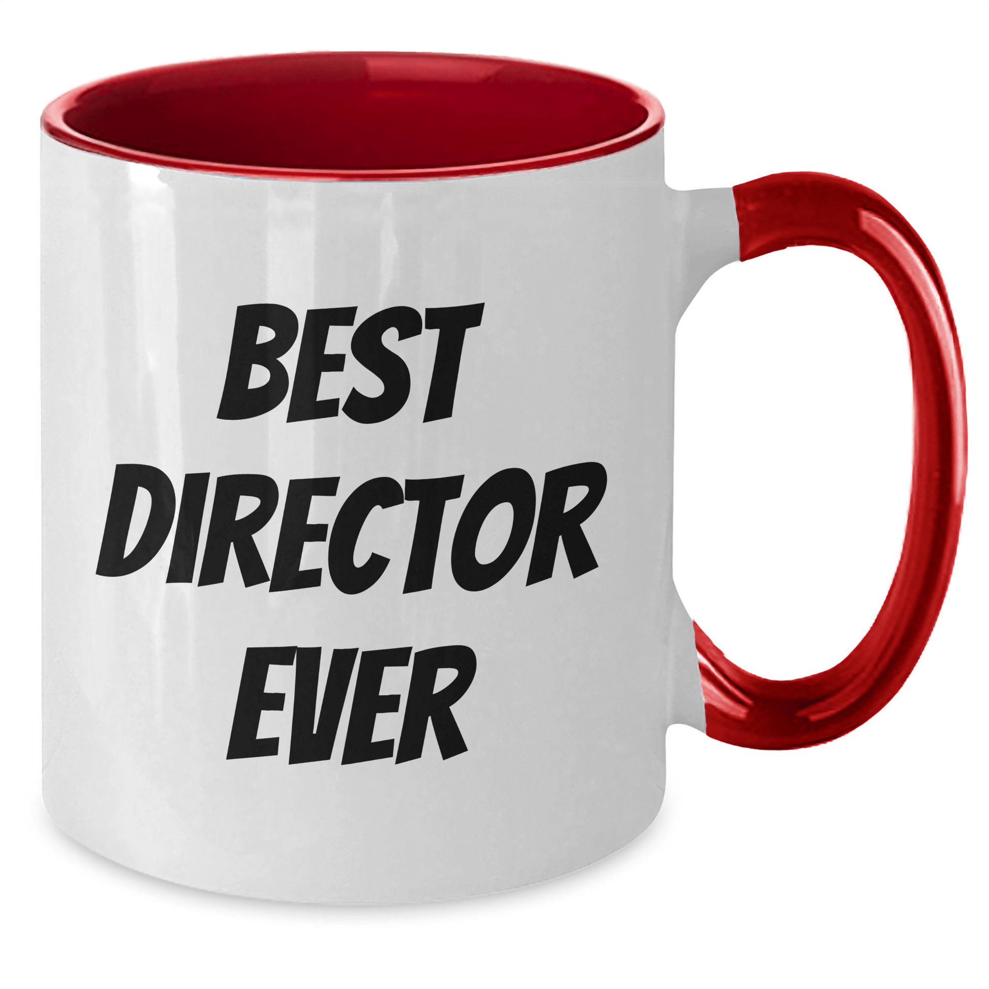 Funny Director Gifts - Best Director Ever Two Tone Coffee Mug, Father's Day Unique Gifts from Friends, Coworkers, Family - The Buy Boom