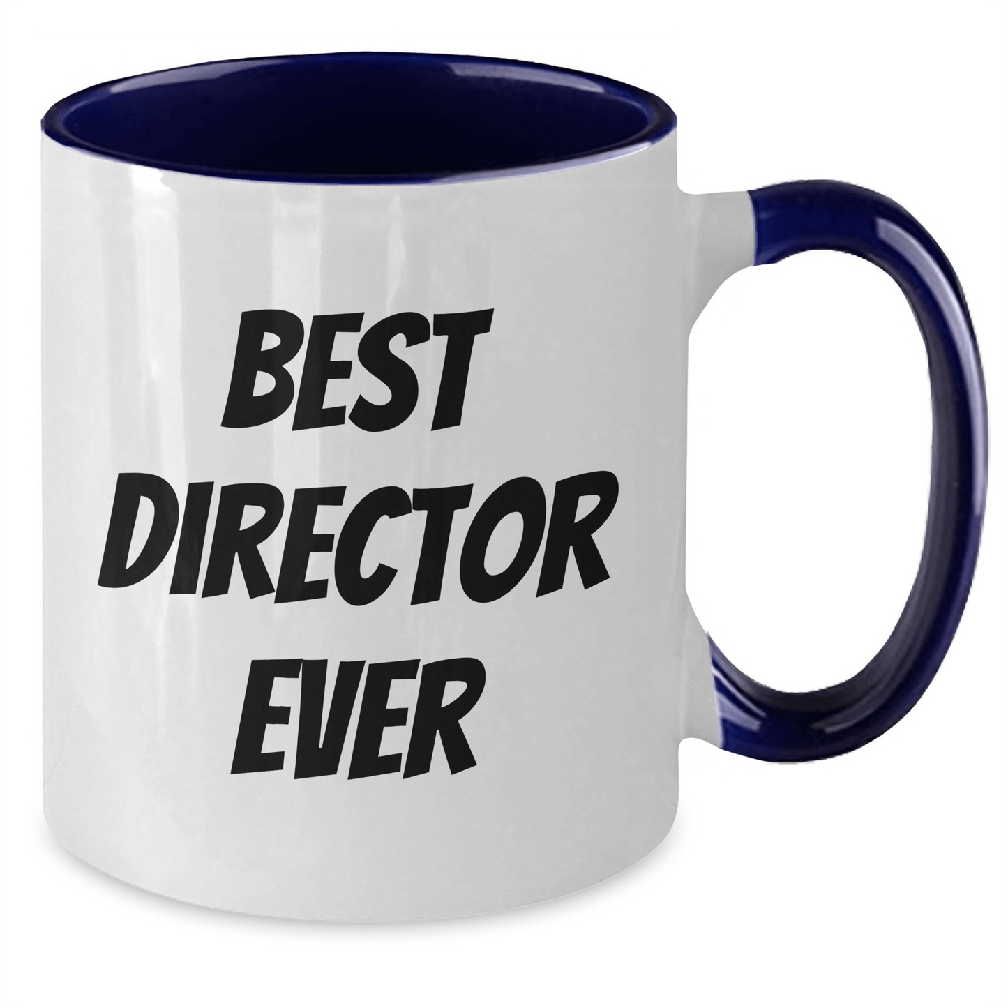 Funny Director Gifts - Best Director Ever Two Tone Coffee Mug, Father's Day Unique Gifts from Friends, Coworkers, Family - The Buy Boom