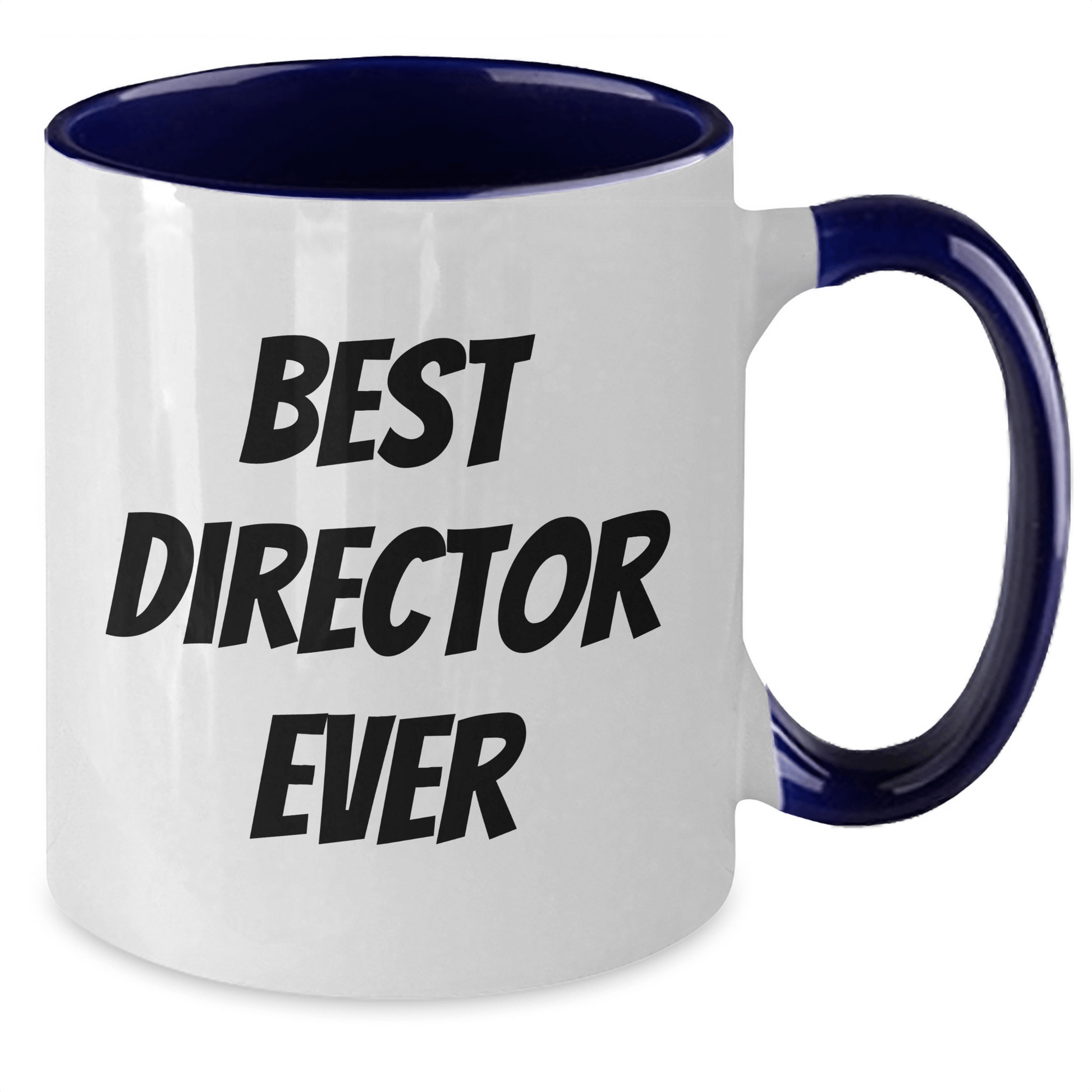 Funny Director Gifts - Best Director Ever Two Tone Coffee Mug, Father's Day Unique Gifts from Friends, Coworkers, Family - The Buy Boom