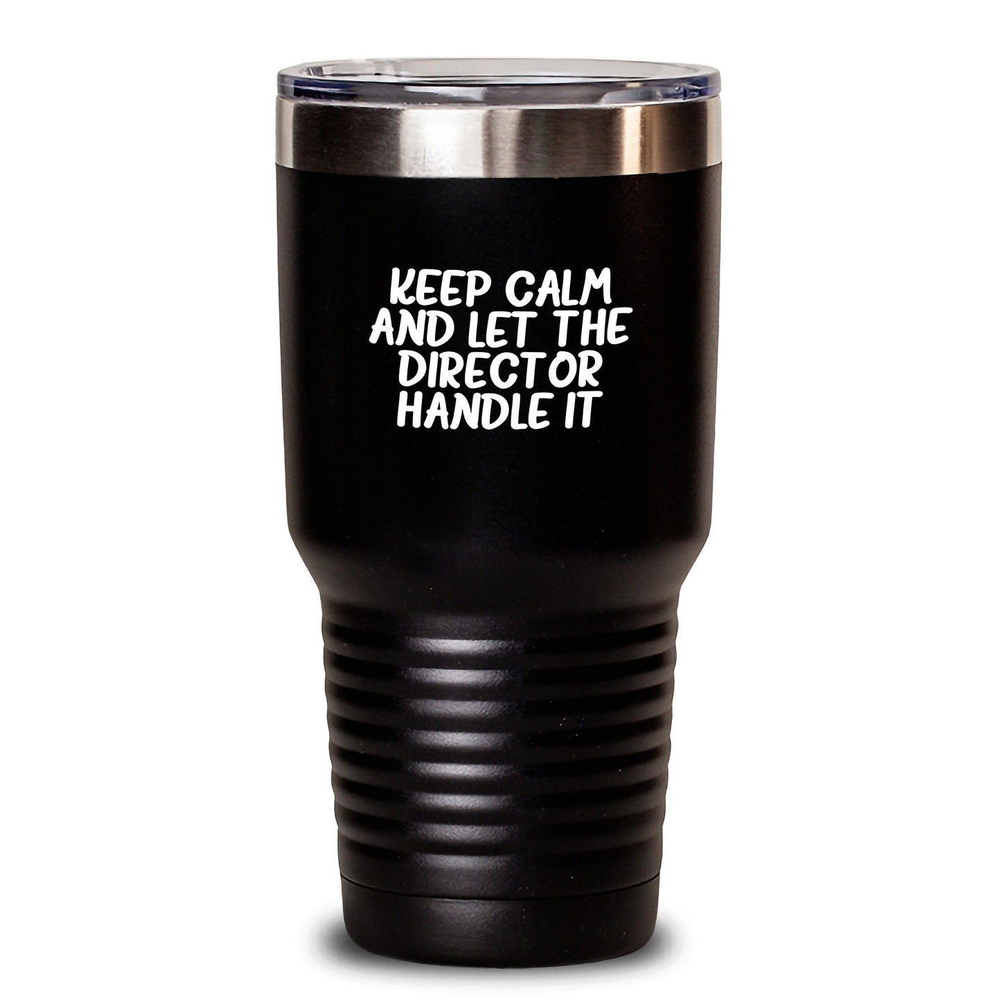 Funny Director Gifts from Friends for Birthday - 'Keep Calm And Let The Director Handle It' Tumbler - The Buy Boom