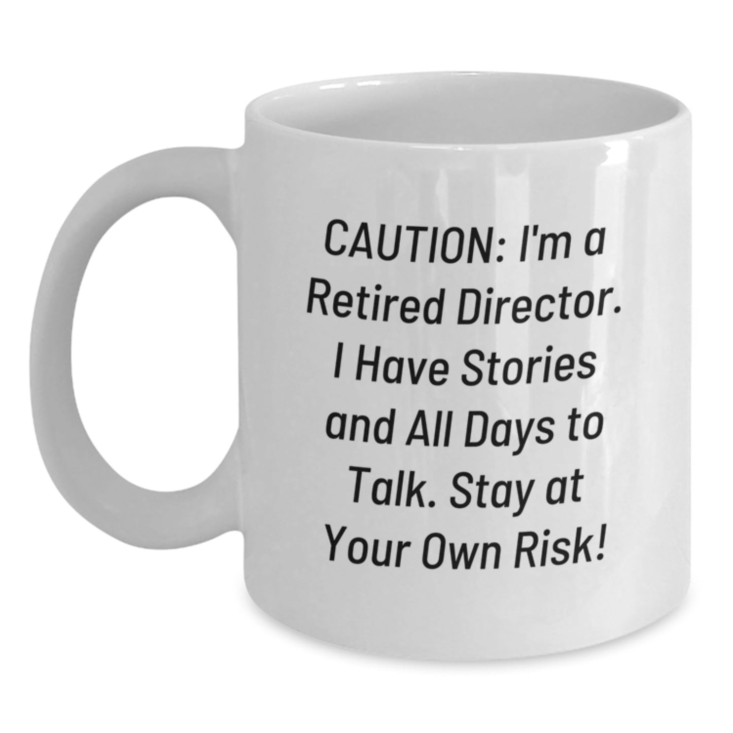 Funny Director Quotes Gifts from Friends, White Coffee Mug for Men, Unique Graduation Gifts - The Buy Boom