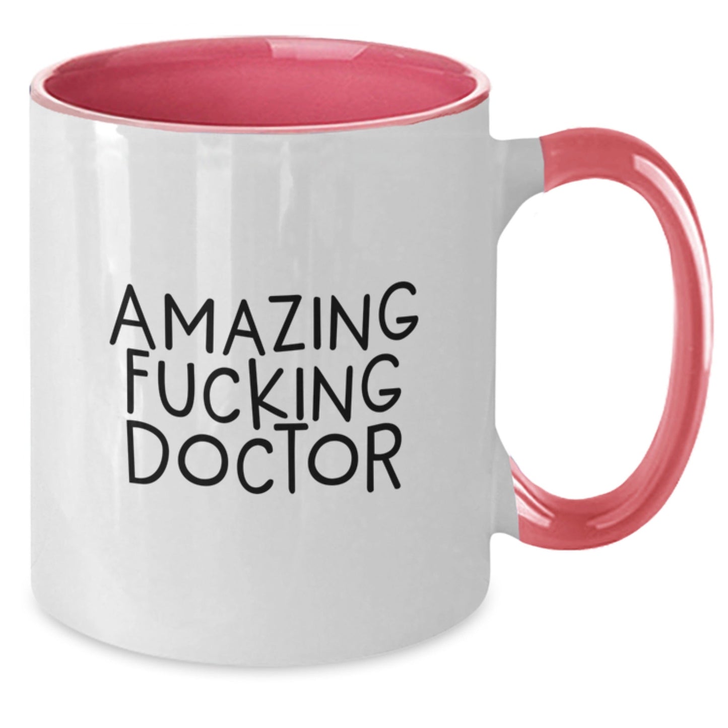 Funny Doctor Gifts - Amazing Quotes Two Tone Coffee Mug for Birthday, Gifts from Friends to Doctors, Unique and Humorous Present for Medical Professionals - The Buy Boom
