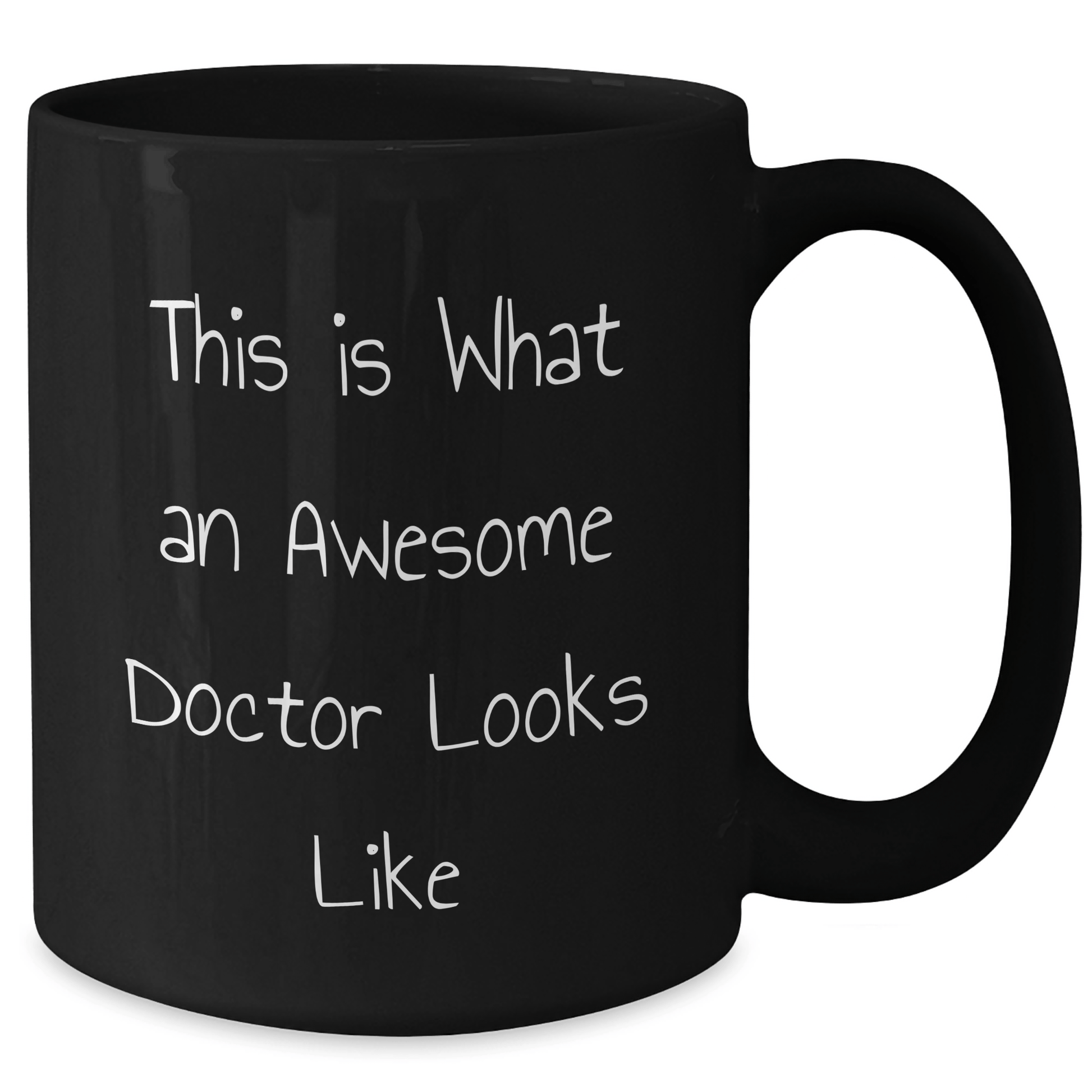 Funny Doctor Gifts, Awesome Doctor Quote, Black Coffee Mug for Father's Day, Gifts from Family - Gifts for Doctor, Men, or Women - The Buy Boom