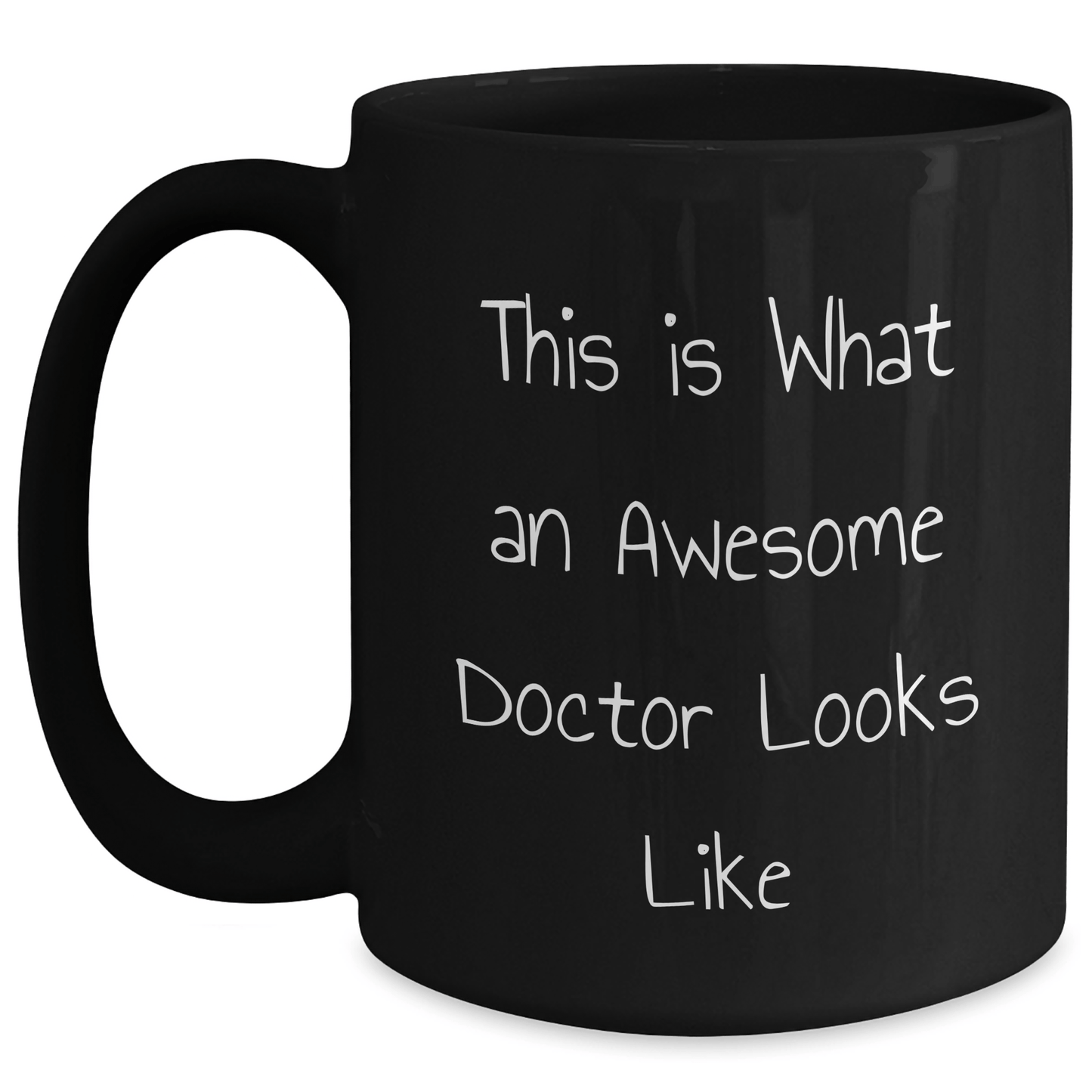 Funny Doctor Gifts, Awesome Doctor Quote, Black Coffee Mug for Father's Day, Gifts from Family - Gifts for Doctor, Men, or Women - The Buy Boom