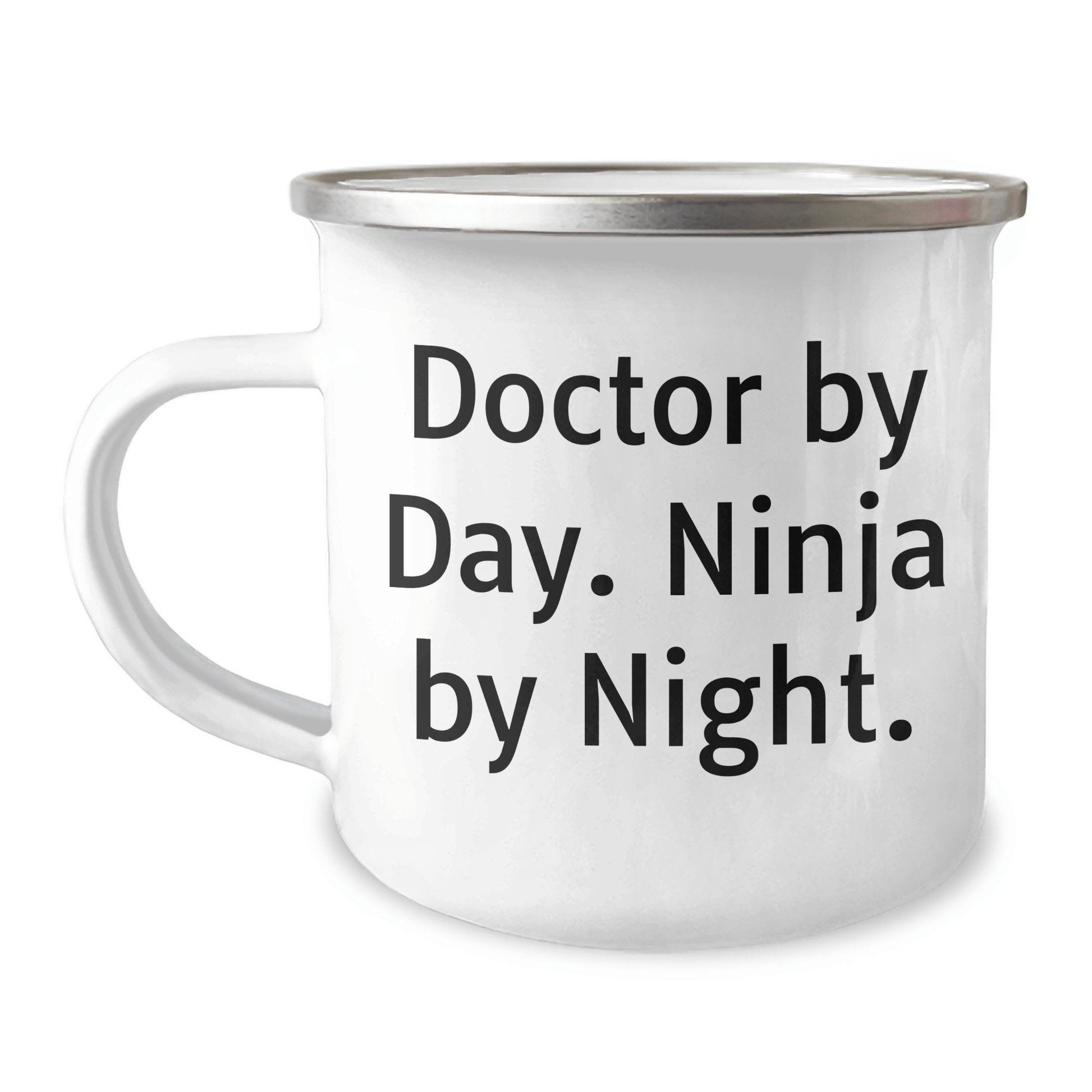 Funny Doctor Gifts for Men, 'Doctor By Day. Ninja By Night.' Camping Mug, Perfect for Father's Day Unique Gifts from Friends or Family - The Buy Boom