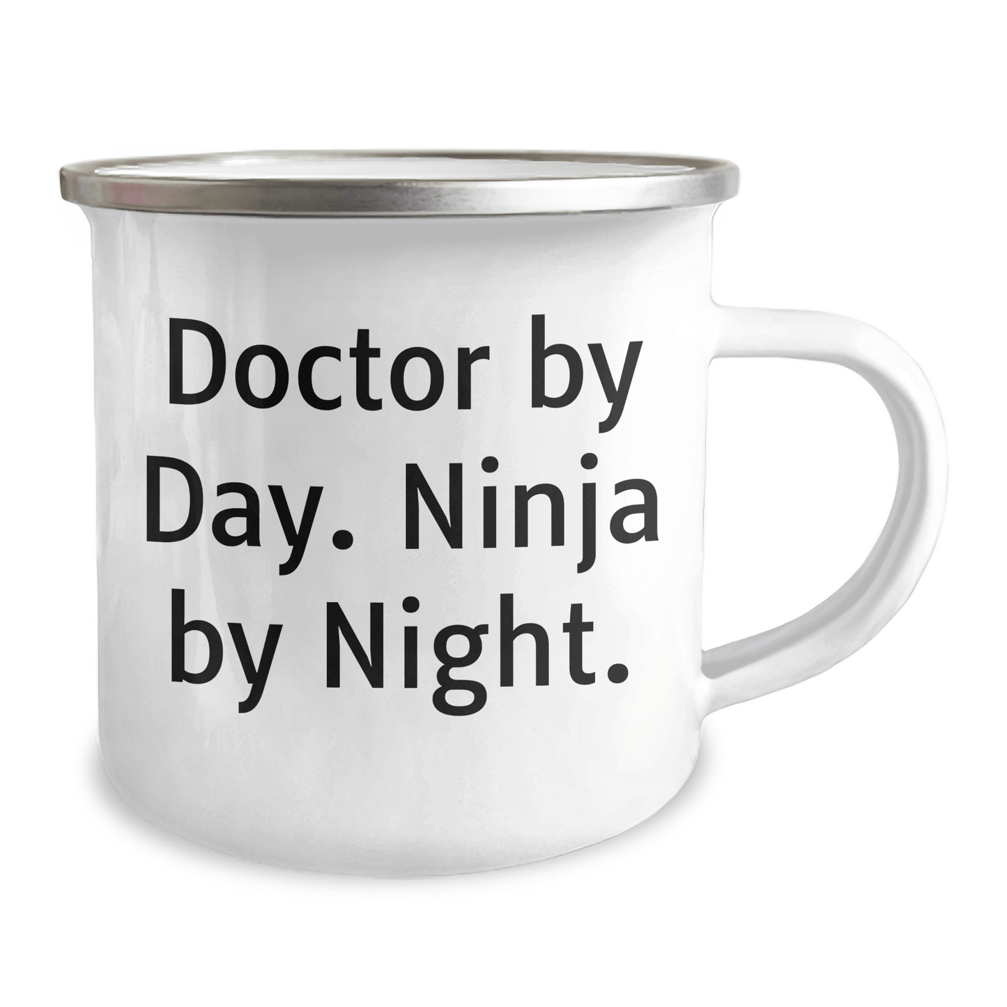 Funny Doctor Gifts for Men, 'Doctor By Day. Ninja By Night.' Camping Mug, Perfect for Father's Day Unique Gifts from Friends or Family - The Buy Boom