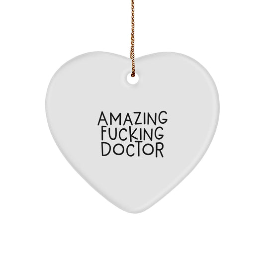 Funny Doctor Gifts from Men to Amazing Heart Ornament for Christmas - The Buy Boom