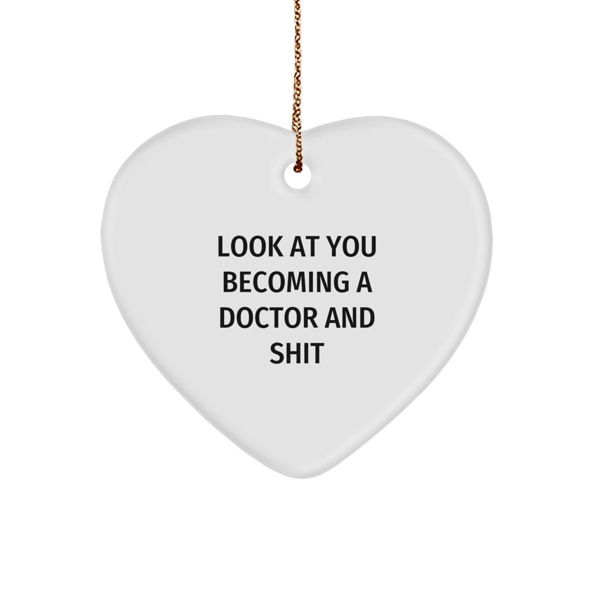 Funny Doctor Heart Ornament Gifts from Friends and Family for Men and Women Christmas Unique Decorations - The Buy Boom