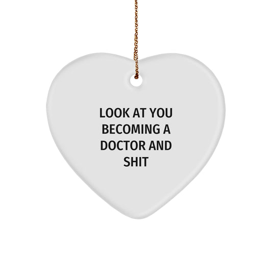 Funny Doctor Heart Ornament Gifts from Friends and Family for Men and Women Christmas Unique Decorations - The Buy Boom