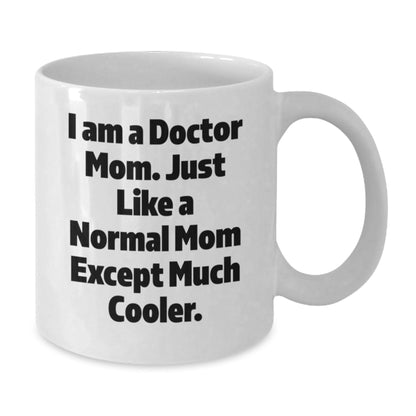 Funny Doctor Mom Gifts, Unique White Coffee Mugs for Christmas from Family to Doctor - The Buy Boom