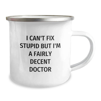 Funny Doctor Quotes Camping Mug Gifts from Men to Friends for the Christmas Unique Season - The Buy Boom