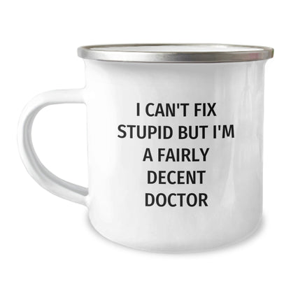 Funny Doctor Quotes Camping Mug Gifts from Men to Friends for the Christmas Unique Season - The Buy Boom