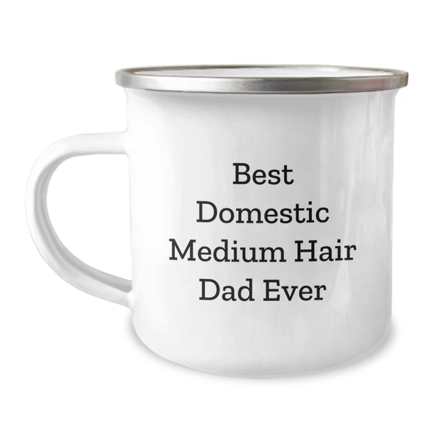 Funny Domestic Medium Hair Cat Gifts from Dad to His Furry Friend Camping Mug for Graduation Unique Gifts - The Buy Boom